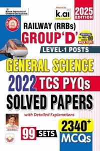 Railway Group D Science TCS PYQs Level 1 Posts ALL 99 Shifts Solved Papers 2025 Edition (English Medium)(5276)
