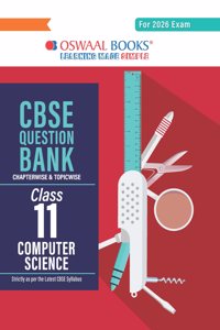 Oswaal CBSE Question Bank Class 11 Computer Science For 2026 Exam