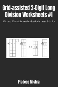 Grid-assisted 2-Digit Long Division Worksheets #1