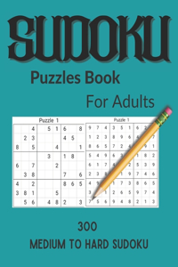 Sudoku Puzzles Book For Adults