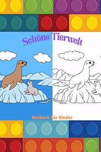 Schöne Tierwelt - Malbuch Für Kinder