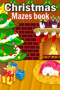 Christmas Mazes book for kids