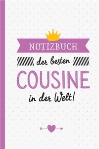 Notizbuch der besten Cousine in der Welt