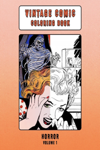 Vintage Horror Comic Coloring Book Volume 1