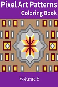 Pixel Art Patterns Coloring Book 8