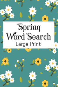 Spring Word Search largePrint