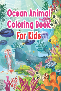 Ocean Animal Coloring Book For Kids
