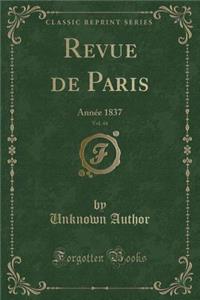 Revue de Paris, Vol. 44