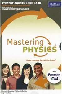 MasteringPhysics with Pearson eText -- Standalone Access Card -- for University Physics