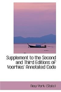 Supplement to the Second and Third Editions of Voorhies' Annotated Code