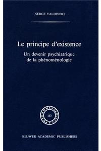 Le Principe d'Existence
