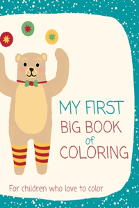 First book for coloring for kids