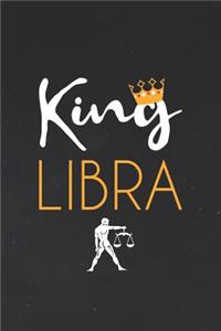 Libra Notebook 'King Libra' - Zodiac Diary - Horoscope Journal - Libra Gifts for Her