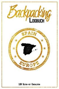 Backpacking Logbuch Spain Europe 120 Seiten mit Checklisten