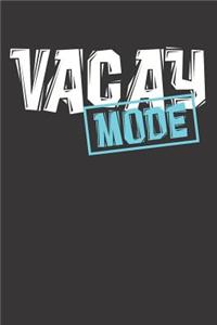 VACATION Notebook Journal