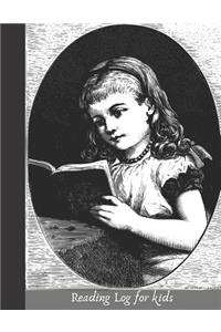 Reading Log for kids