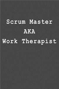 Scrum Master Aka Work Therapist
