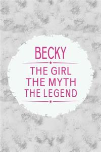 Becky the Girl the Myth the Legend