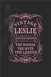 Vintage Leslie Limited Edition the Woman the Myth the Legend
