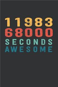 1 198 368 000 Seconds Awesome