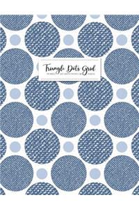 Triangle Dots Grid Graph Paper 5 cm Tridots
