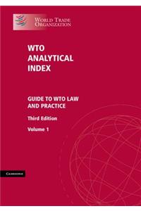 Wto Analytical Index 2 Volume Set