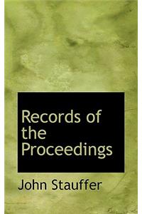 Records of the Proceedings