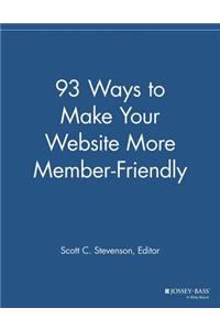 93 Ways to Make Your Website More Member Friendly