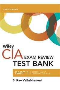 Wiley CIAexcel Test Bank 2019