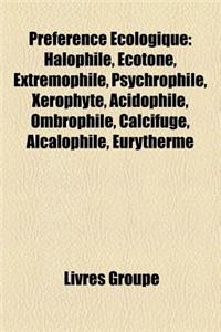 Preference Ecologique