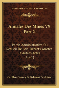 Annales Des Mines V9 Part 2