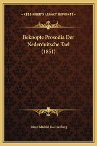 Beknopte Prosodia Der Nederduitsche Tael (1851)