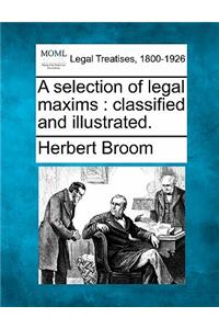 selection of legal maxims