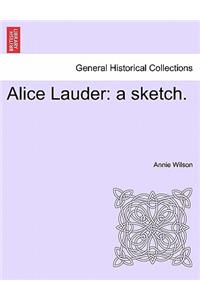 Alice Lauder