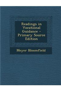 Readings in Vocational Guidance