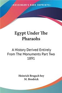 Egypt Under The Pharaohs