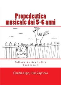 Propedeutica musicale dai 5-6 anni
