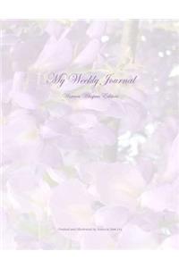 My Weekly Journal - Wisteria Whispers Edition