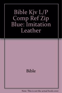 Bible Kjv L/P Comp Ref Zip Blue