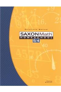 Saxon Math Homeschool 5/4