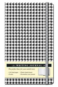 Houndstooth Black and White Journal
