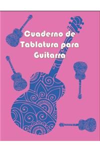 Cuaderno de Tablatura para Guitarra