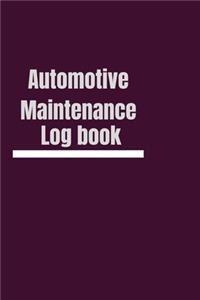 Automotive Maintenance Log book