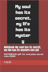 My soul has its secret, my life has its mystery: Notebook 2020