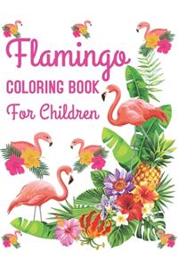 Flamingo Coloring Book for Children