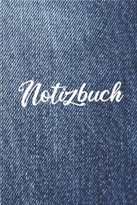 Notizbuch Design blue jeans