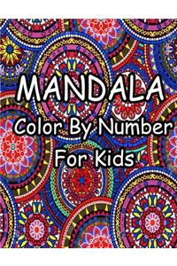 Mandala Color by Number for Kids
