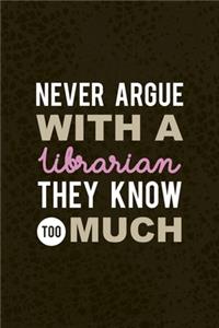 Never Argue With A Librarian They Know Too Much