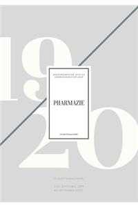 Pharmazie Studentenkalender 2019-2020: Semesterplaner & praktischer Organizer für den Alltag