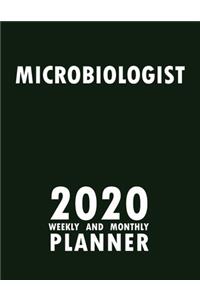 Microbiologist 2020 Weekly and Monthly Planner